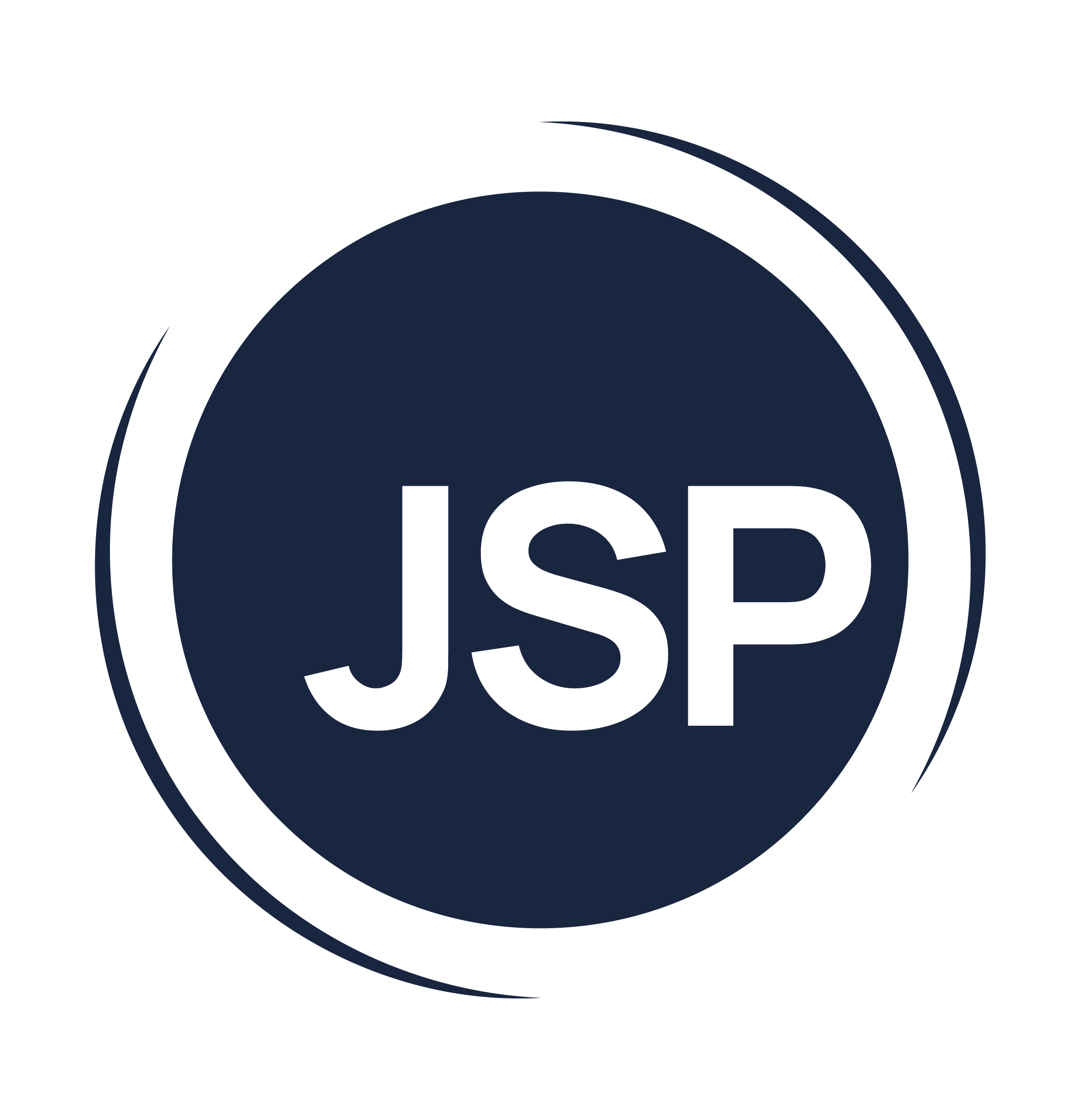 JSP Capital icon mark — navy on white